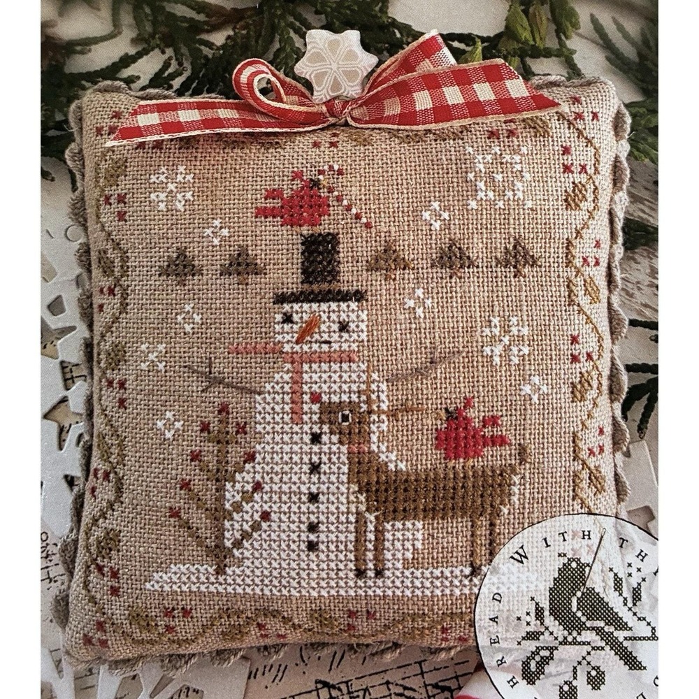 With Thy Needle & Thread RUDOLPH & FRIENDS Cross Stitch Chart By Brenda Gervais